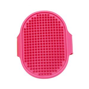 Buy cheap Portable Yellow Puppy Bath Brush TPR Bath And Brush Dog Grooming from wholesalers