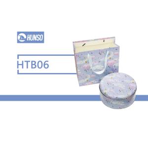 Empty Candy Gift Tin Cans Seamless Round Tin Tinplate Material With Gift Bag