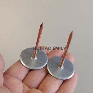 Buy cheap 2.7x50mm Copper Coated Cup Head Insulation Weld Pins With Retaining Washer from wholesalers