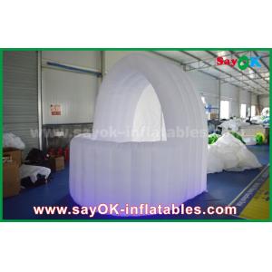 Buy cheap Bar Inflatable Tent White 3m DIA Inflatable Air Tent Oxford Cloth Pub Bar Tent With LED Light from wholesalers