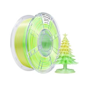 Buy cheap IBOSS High Rigidity PLA+ Filament 1.75mm Gradient Yellow Green White 3D Printing Filament from wholesalers