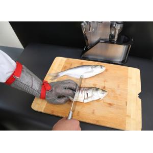 Food Grade Ss Long Sleeves Cut Proof Gloves , Cut Resistant Gloves Level 5