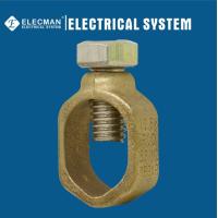 Buy cheap A Type Flexible Conduit Fittings Copper Alloy Grounding Rod Clamp With Stainless product