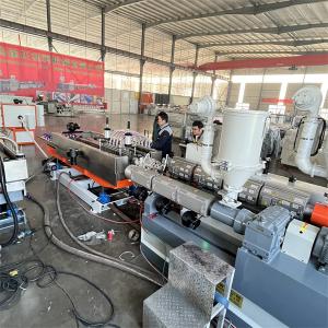 Buy cheap 50-160mm Pipe Diameter Range Double Wall Corrugated Pipe Production Line with 5-6m.min Pipe Speed from wholesalers