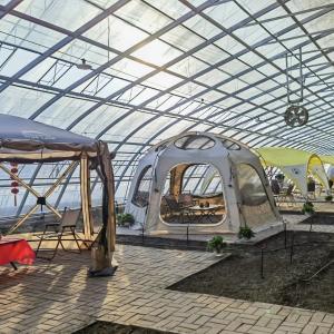 Buy cheap Flower Planting Drip Irrigation System Sunlight Greenhouse with Customized Request from wholesalers