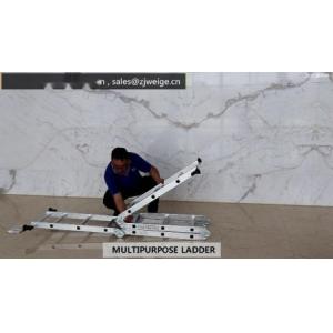 Buy cheap 4X3 1.2mm Multipurpose Aluminium Foldable Ladder from wholesalers