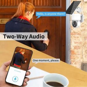 Battery Power Solar 4G Security Camera Wireless WiFi Network