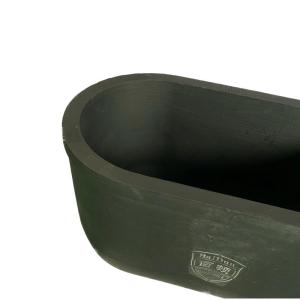 Buy cheap Cylindrical Graphite Clay Crucible Chemical Resistance For Melting Casting from wholesalers