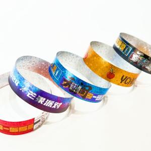 Factory Customization Wristbands Shiny Laser Glitter Concert Music Festival