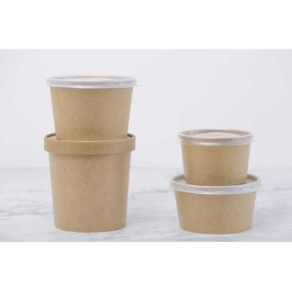 Quality Disposable custom printing salad paper bowl with lid for takeaway for sale