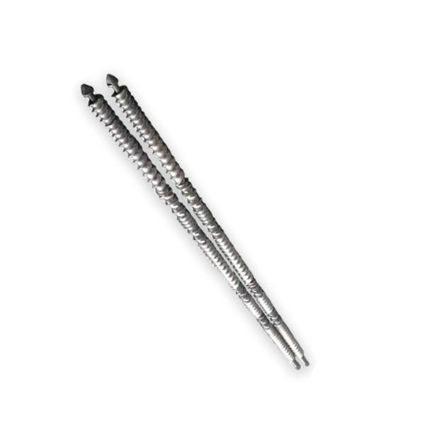 Extruder screw, stainless steel screw, plastic machinery, injection molding