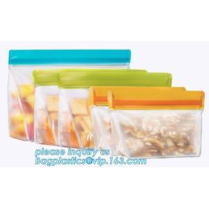 Buy cheap Seal Reusable PEVA Storage Bags ideal For Food Snacks, Lunch Sandwiches, Makeup, ReZip Seal Reusable Storage Bag PEVA fo from wholesalers