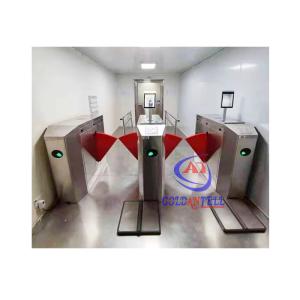 Buy cheap SUS304 Esd Flap Turnstile Intelligent Pedestrian Path Control Barrier Gate from wholesalers