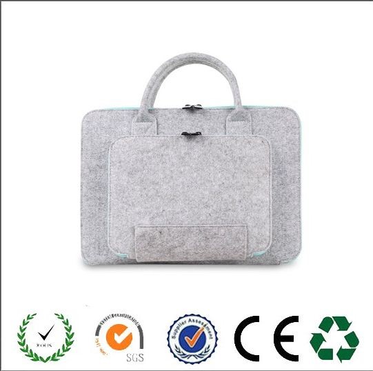Quality Promotional Functional zipper closure felt laptop bag  from china manufacturer for sale