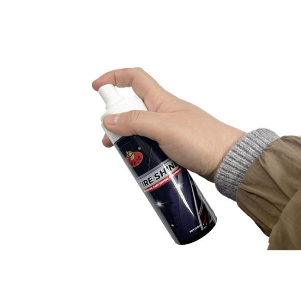 Car Tire Shine Spray High Gloss Coating Dressing Refurbishing Spray Wheel Cleaner Sprayable Extra Glossy