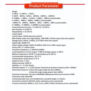 Buy cheap UBST-501Y UNIVO Transmitter The Ultimate Sensor for Versatile Pressure Measurement from wholesalers