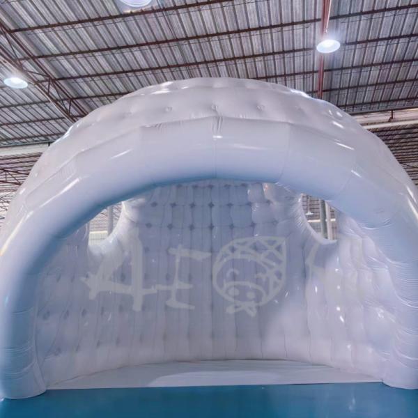 Quality Outdoor Event Inflatable Tent Rental Camping White Inflatable Tent for sale
