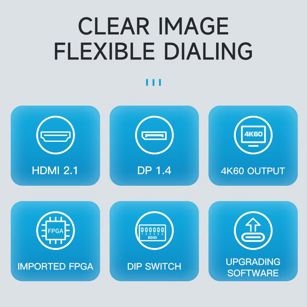 Buy cheap 8K60 Multi-Screen Expander with 1 in 4 Out HDMI 2.1 and DP 1.4 Input for Ultra HD Video Wall Controller from wholesalers