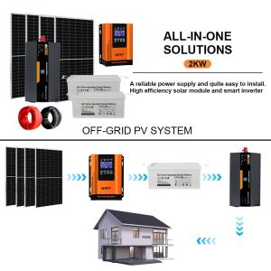 Buy cheap 2KW Complete Off-Grid Solar Kit for Home | Includes Mounting System & Solar Panels from wholesalers