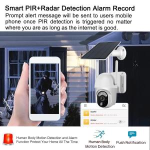 Buy cheap 4G Outdoor PTZ Surveillance Camera 360 Degree Swiveling Wireless PIR Full Color from wholesalers