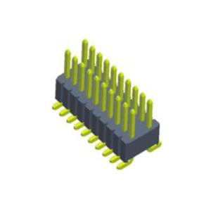 1.27*2.54mm SMT PCB Header Connector , 1AMP Rated Current Dual Row Pin Header