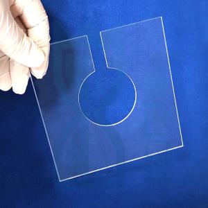 Coustomization Transparent Uv Fused Silica Sheet Plate For Uvc Led Lamp