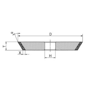 Buy cheap Aluminum Core Resin Bond Diamond Grinding Wheel Suitable For Precision And Deep Grooving from wholesalers