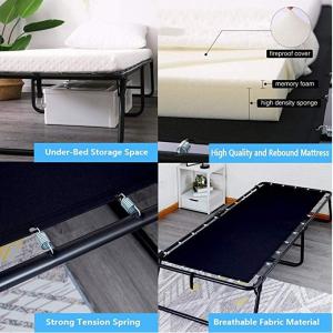 Buy cheap Bedroom Furniture Folding Travel Trundle Bed with Mattress Easy Assembling from wholesalers