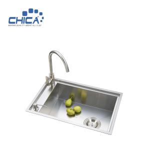 Buy cheap Retangular Bowl Shape SUS201 304 Stainless Steel Kitchen Sinks Handmade House Kitchen Sinks For House from wholesalers