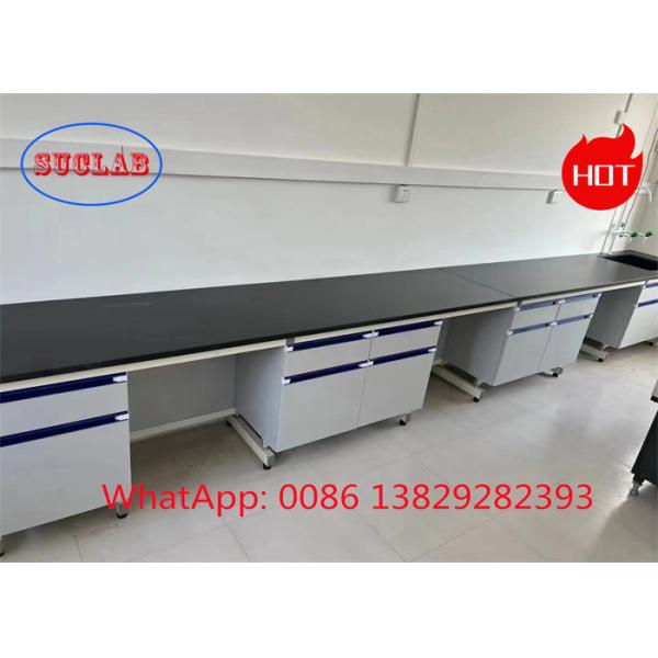 Chemical Resistance Laminate Laboratory Workbench Manufacturer with C Frame