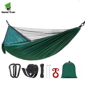 Buy cheap OEM Logo L260cm Portable Camping Hammock for Garden from wholesalers