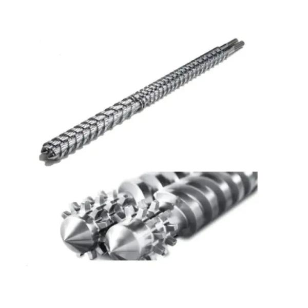 Bimetallic Parallel Twin Screw And Barrel For Plastic Extruder