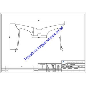 China TM191006 19X10 inches forged wheels monoblock wheels blanks Dimple style barrel and rims on sale
