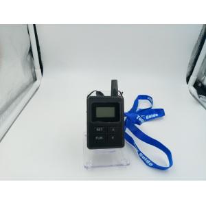 Buy cheap E8 Ear Hanging Portable Tour Guide System Transmitter & Receiver For Tourist Reception from wholesalers