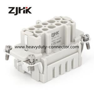 Buy cheap 16A 10P FS Heavy Duty Connector Cage Clamp Termination Replace Weidmuller HDC HE Series from wholesalers