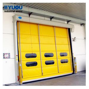 Belt Stacking Fast High Speed Roller Shutter Door 10m Height Automatic 1.50kw