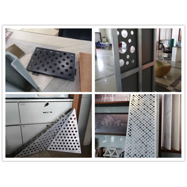 punched aluminum single panel 