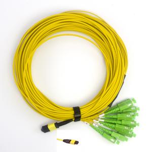 Buy cheap 12F MPO/MTP to SC SM Fiber Optic MPO/MTP Jumper LSZH in Data Center from wholesalers