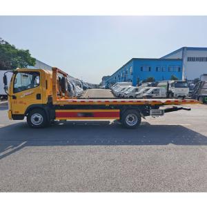 Customized 4X2 FAW 5 Tons Tow Trucks Wrecker Truck Langing Flat Bed Truck for