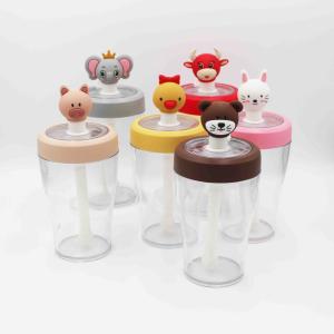 Buy cheap 430ml Shaker BPA Free kids personalised drink bottle With Straw from wholesalers