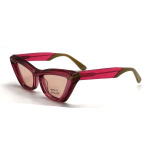 Acetate Sheet Butterfly Eye Shape Acetate Frame Sunglasses-model AS076