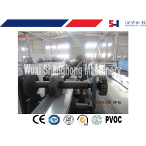 1.5 Inch Single Chain C Z Purlin Roll Forming Equipment Yield Stress 230 - 300