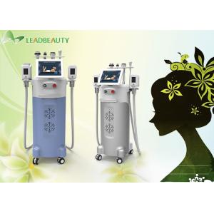 China 5 big handles Cryo+ cavitation + RF the multifunctiona Cryolipolysis slimming machine on sale