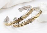 Buy cheap C-shaped fashion titanium steel chain bracelet 18k gold women's jewelry wholesale stainless steel jewelry accessories from wholesalers