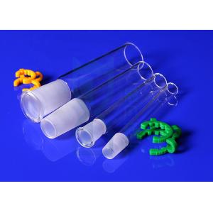 Buy cheap Alkali Resistance Pure Quartz Test Tube High Purity Clear Ground Joint Mouth For Lab from wholesalers