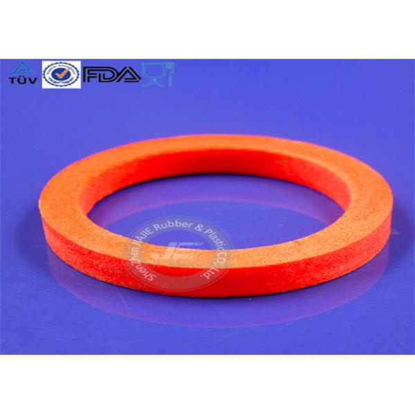 Quality Heat Stabile Molded Silicone Parts , Reusable Silicone O Ring Gasket for sale