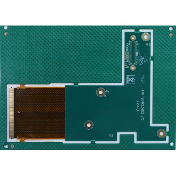 Rigid Flex PCB Green Oil with 6 Layer Struction OSP Surface Process Customized