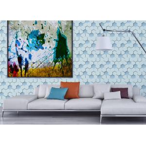 Buy cheap Decoration Pvc 3d Hive Effect Washable Vinyl Wallpaper For Cinemas from wholesalers