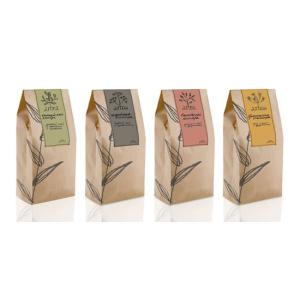 Buy cheap Recycled Printing Zipper Tea Bags Packaging Square Bottom Brown from wholesalers