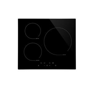 Buy cheap 3 Zone Induction Hob Built-in Type 60cm Black Glass Panel with Child Safe Lock from wholesalers